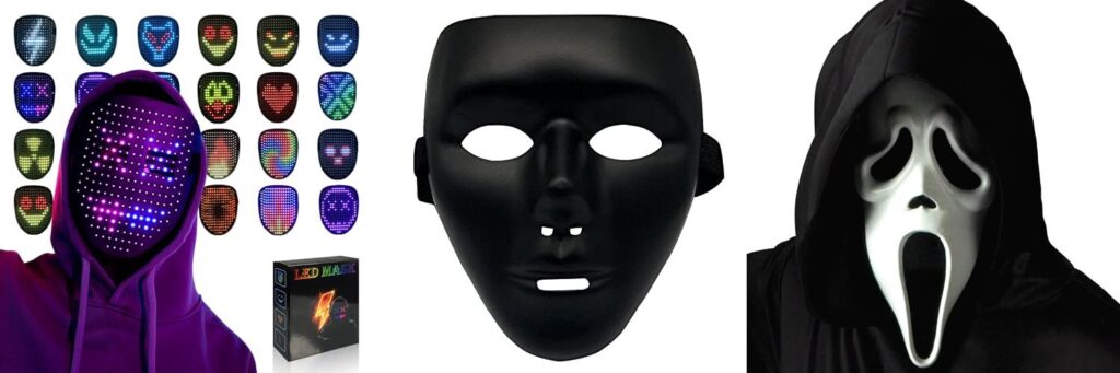 Halloween Costumes Mask combined image