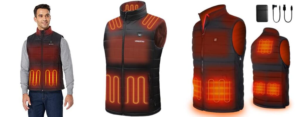 Heated Vests For Men combined image