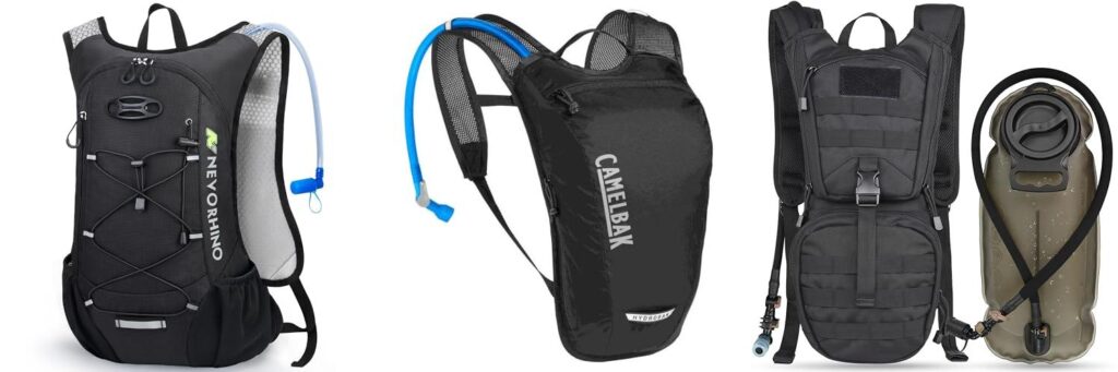 Hydration Backpack For Cycling combined image
