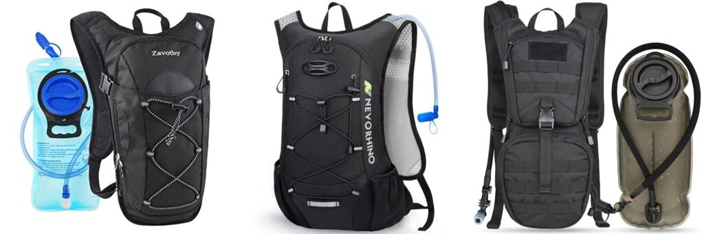 Hydration Pack For Biking combined image