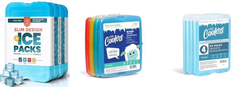 Ice Packs For Cooler combined image