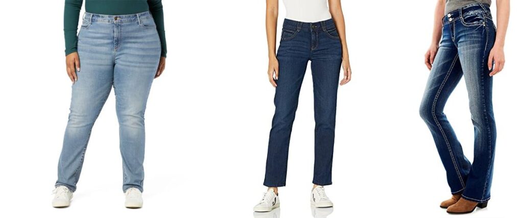 Jeans For Curvy Petite combined image