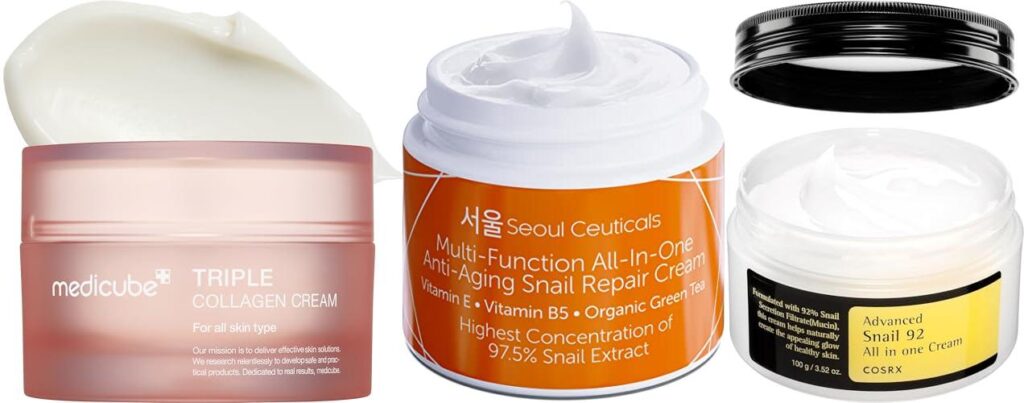 Korean Night Cream combined image