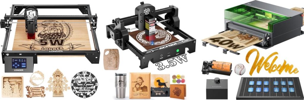 Laser Engraver For Wood combined image