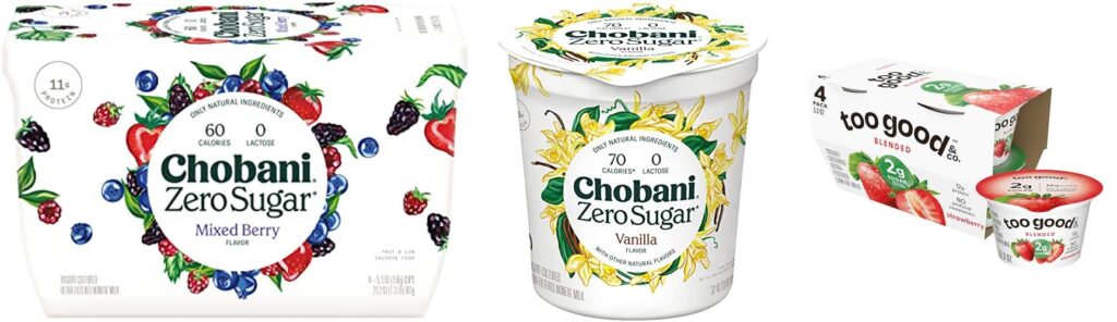 Low Carb Yogurt combined image