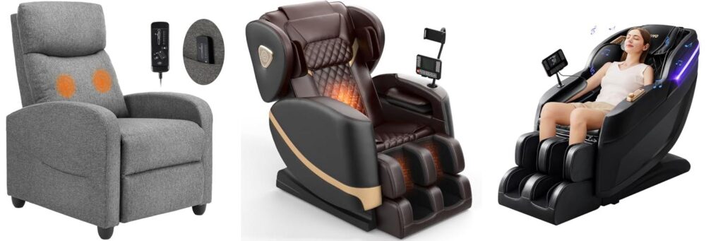 Massage Chair Consumer Reports combined image