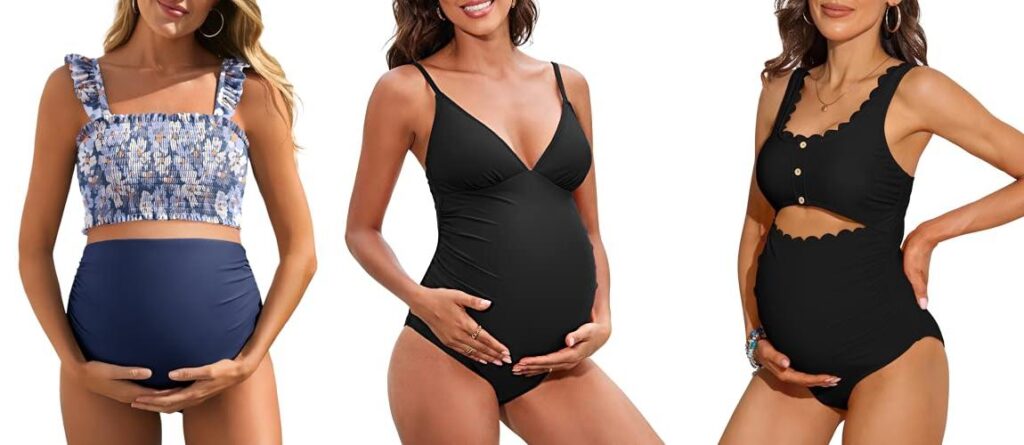Maternity Swimwear combined image