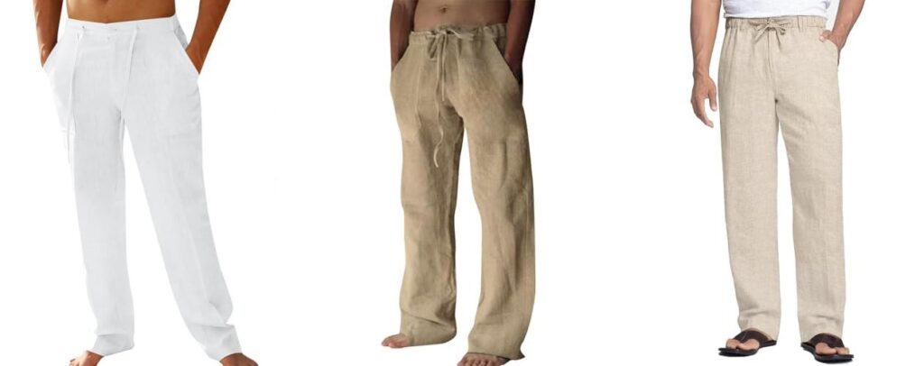 MenS Linen Pants combined image