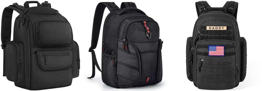 Mens Diaper Backpack combined image