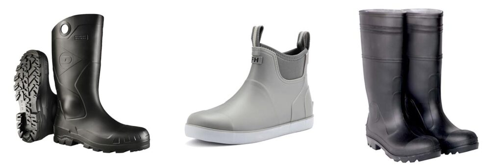 Mens Rubber Boots combined image