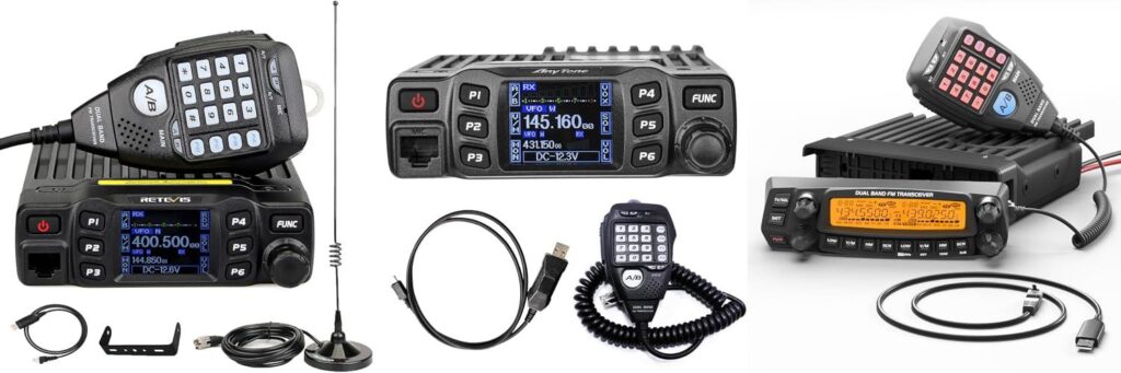 Mobile Ham Radio combined image