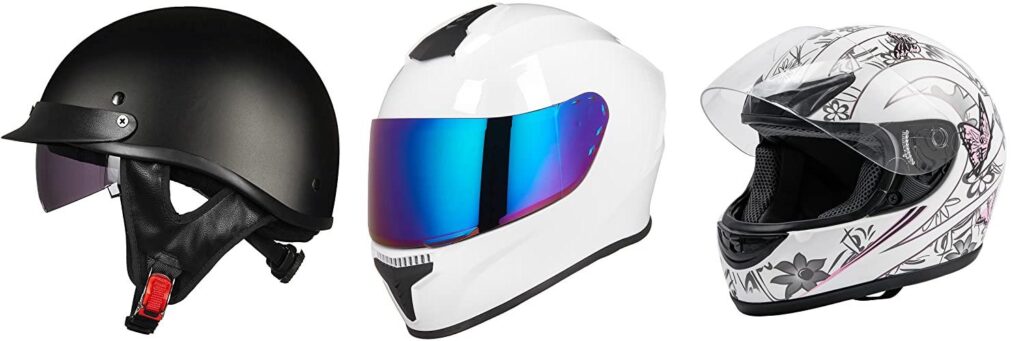 Motorcycle Helmet For Ladies combined image