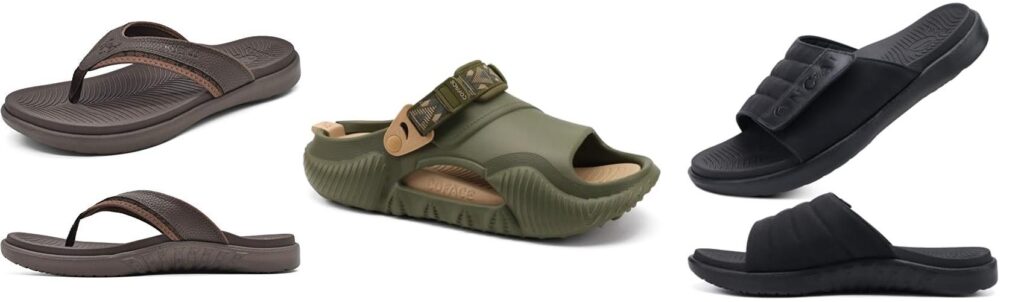 Orthopedic Sandals For Men combined image