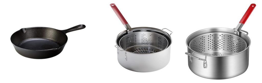 Pan To Fry Chicken combined image