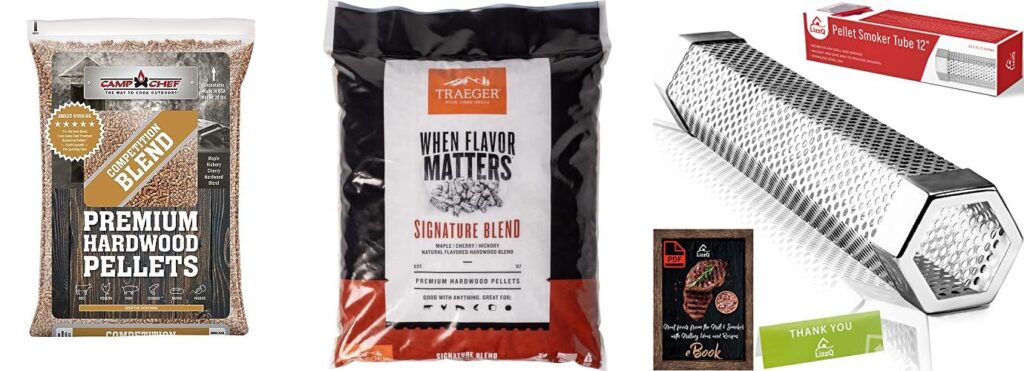 Pellet Smoker For Grilling combined image