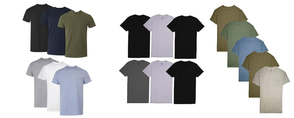 Pocket Tees combined image