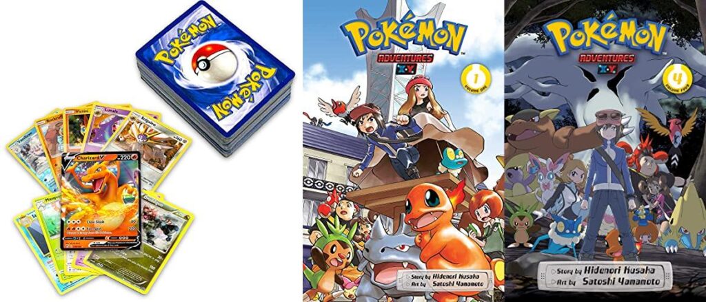Pokemon In Pokemon X combined image