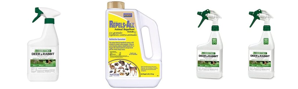 Rabbit Repellents combined image