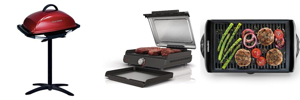 Rated Electric Grill combined image