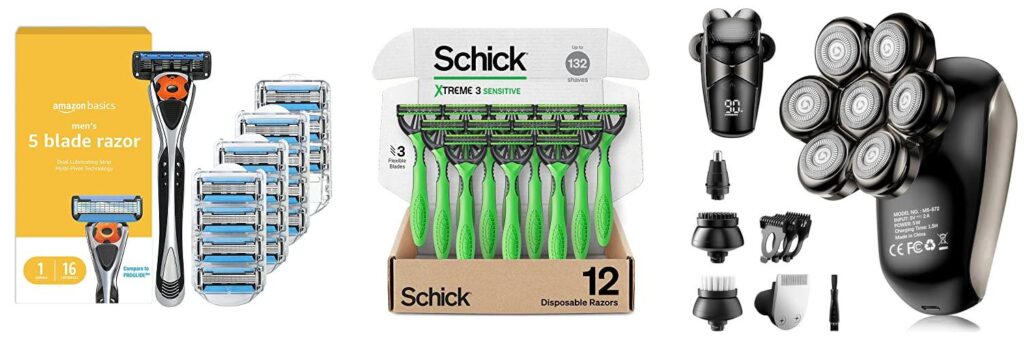 Razors For Shaving Head combined image