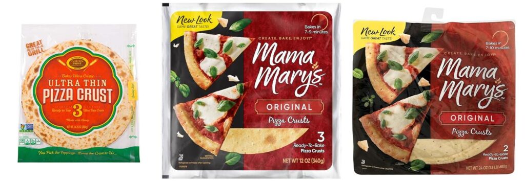 Ready Made Pizza Crust combined image