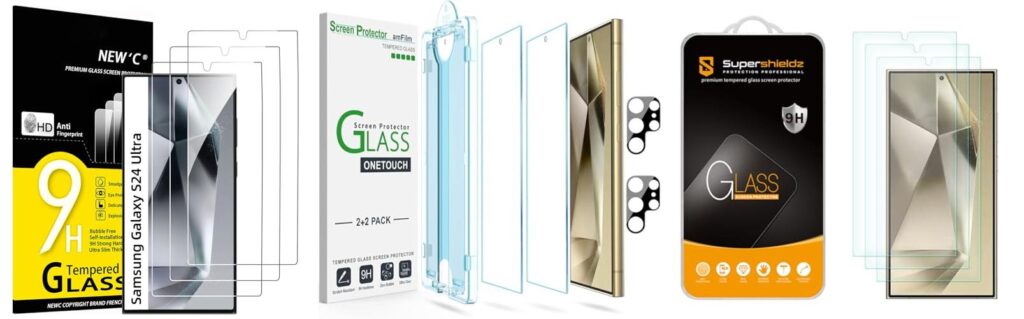 S24 Ultra Screen Protector combined image
