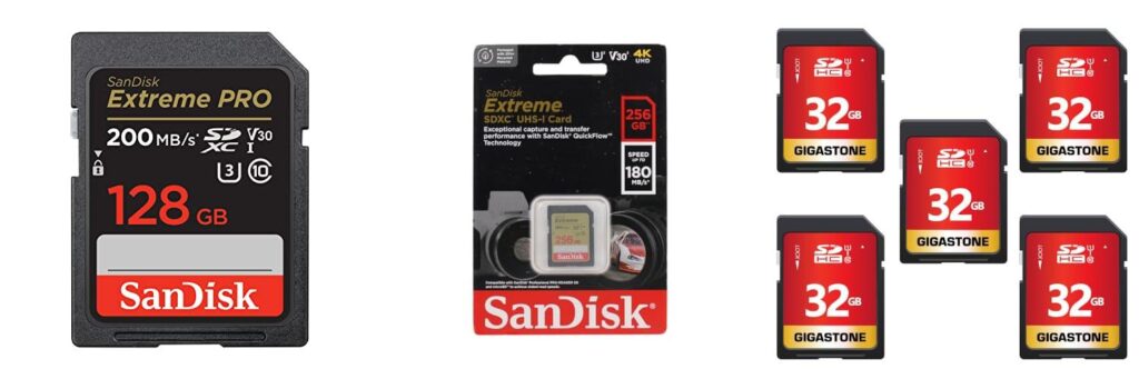 Sd Cards For Cameras combined image