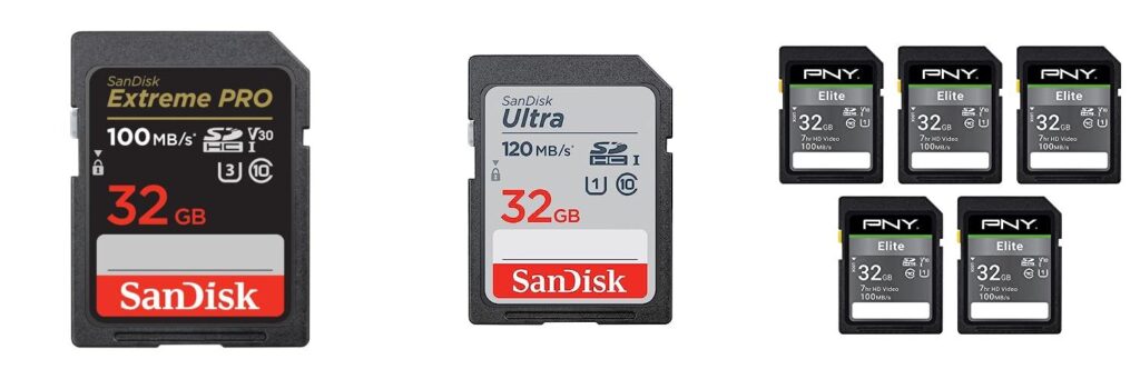 Sdhc Card For Photography combined image