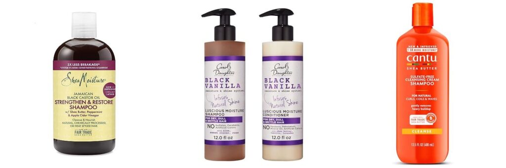 Shampoo African American Hair combined image