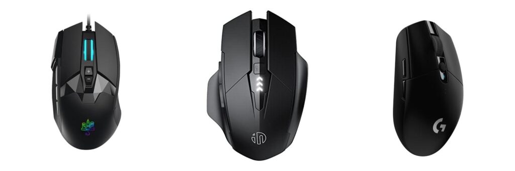 Silent Gaming Mouse combined image