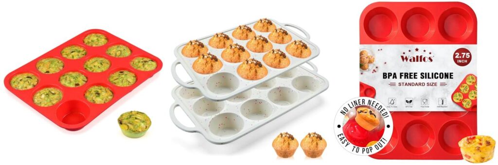 Silicone Muffin Tray combined image