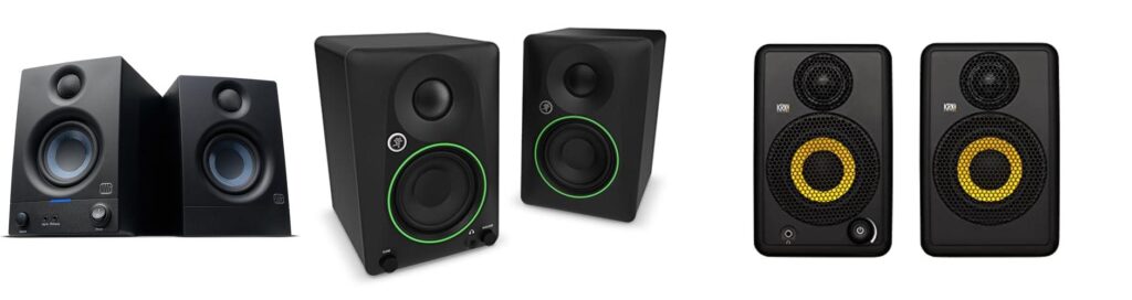 Small Studio Monitors combined image