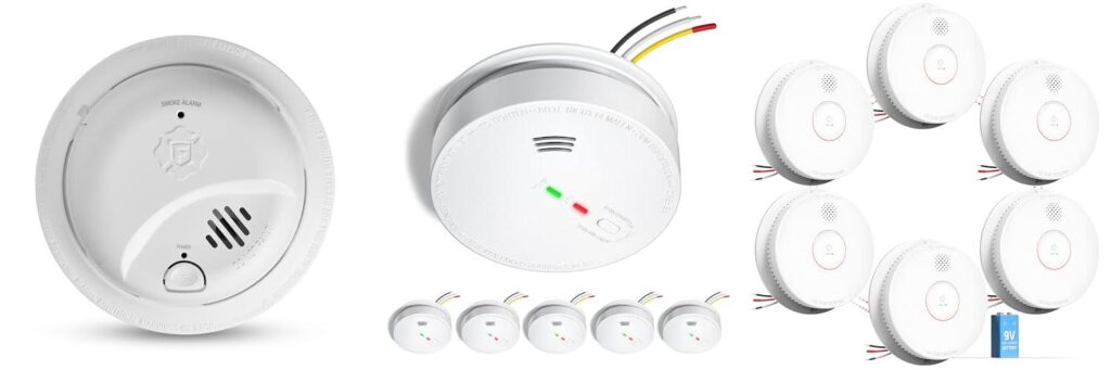 Smoke Alarms Hard Wired combined image