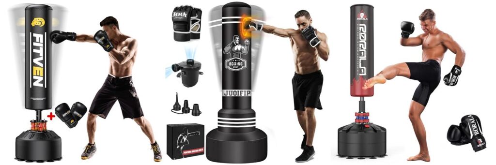 Standing Heavy Bag combined image