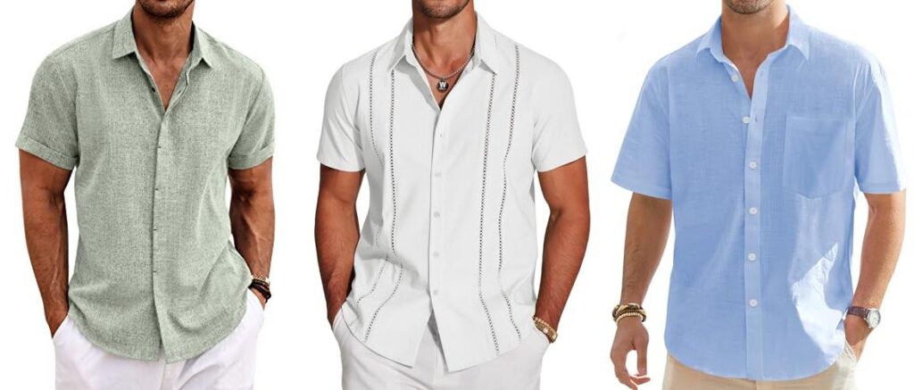 Summer Shirts For Men combined image