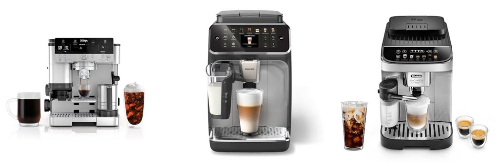 Super Automatic Espresso Machines combined image