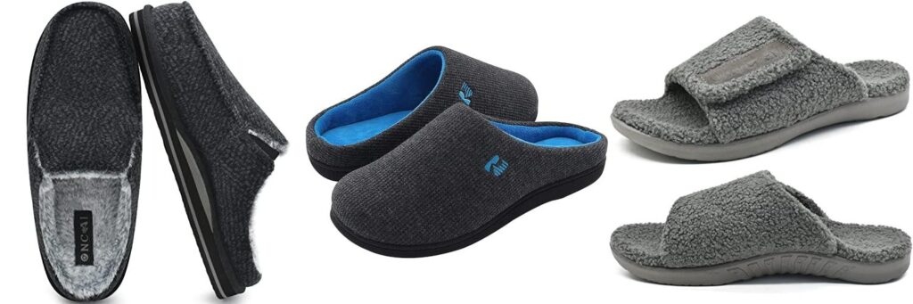 Support Slippers For Men combined image