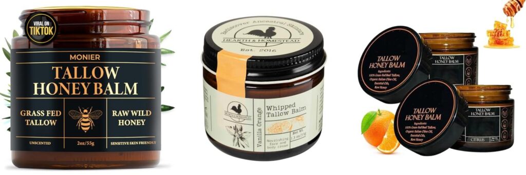 Tallow And Honey Balm combined image