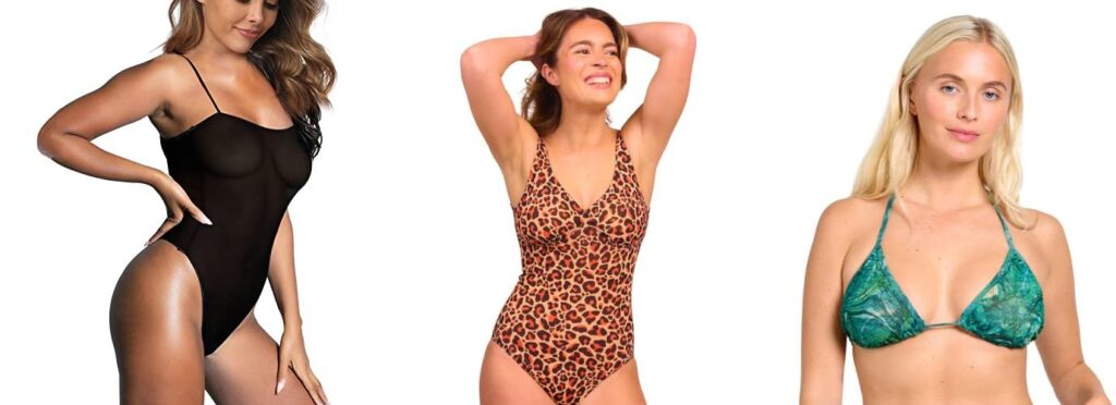 Tan Through Swimsuits combined image