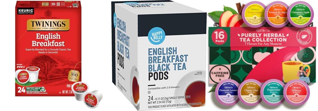 Tea Pod Store Online combined image