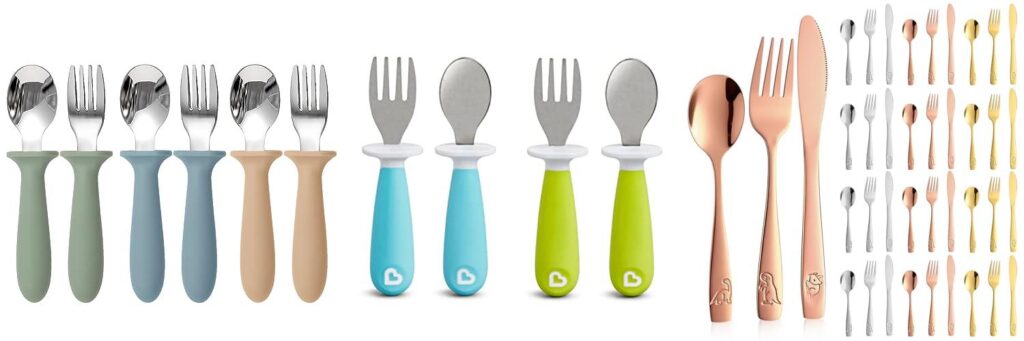 Toddler Utensils combined image