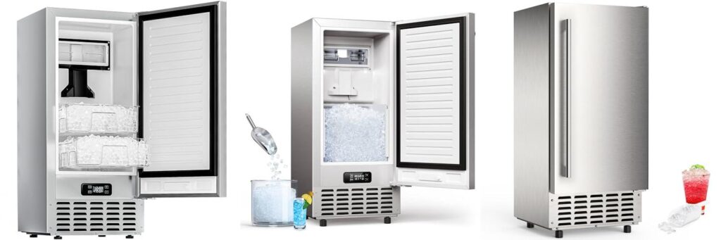 Undercounter Nugget Ice Maker combined image