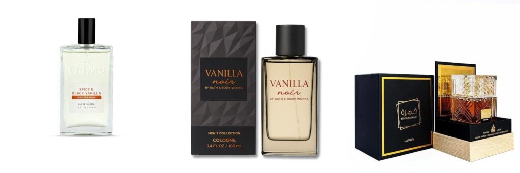 Vanilla Cologne For Men combined image