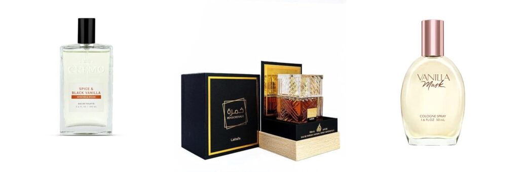 Vanilla Fragrance For Men combined image