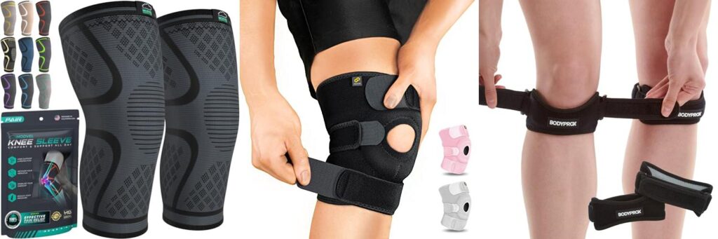 Best Walking Knee Brace: 5 Top Picks Reviewed 2 Walking Knee Brace combined image