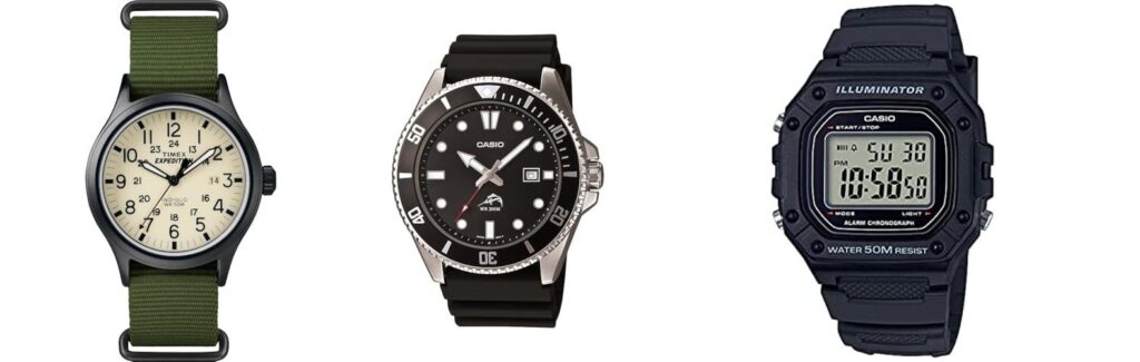 Best Watches Under 100 Mens - Top 5 Picks & Review 2 Watches Under 100 Mens combined image
