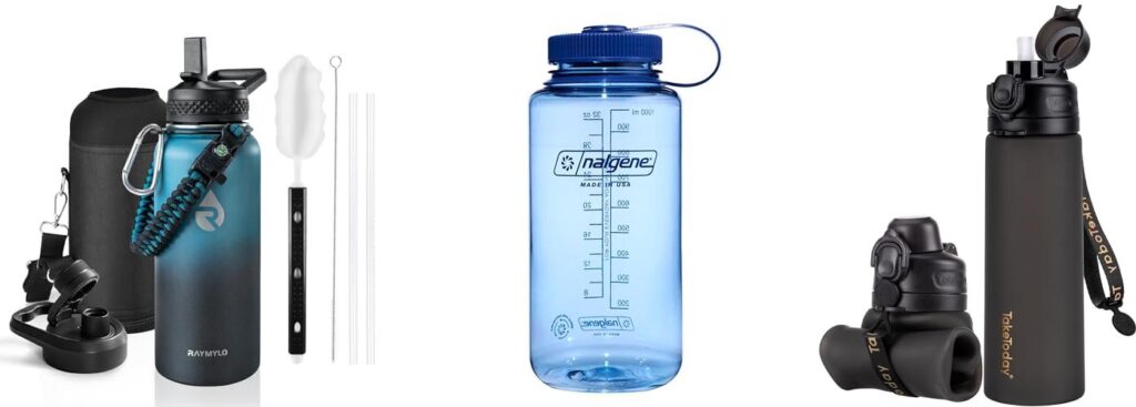 Water Bottle For Hikers combined image