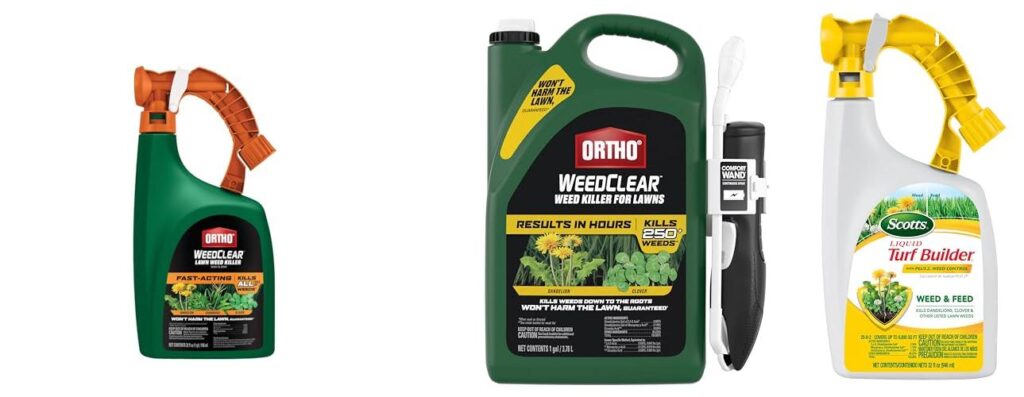 Weed Spray For Lawns combined image