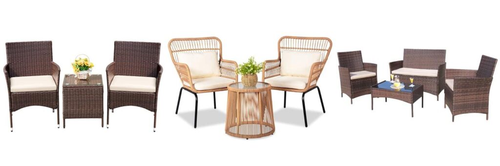 Wicker Garden Furniture combined image