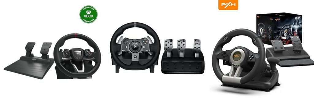 Xbox Driving Wheel combined image